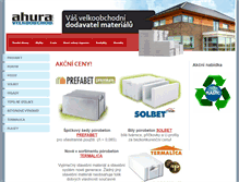 Tablet Screenshot of ahura.cz