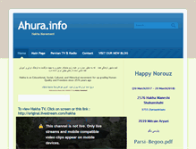 Tablet Screenshot of ahura.info